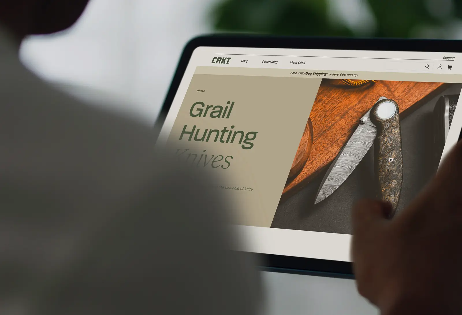 CRKT Website Redesign Clear Digital