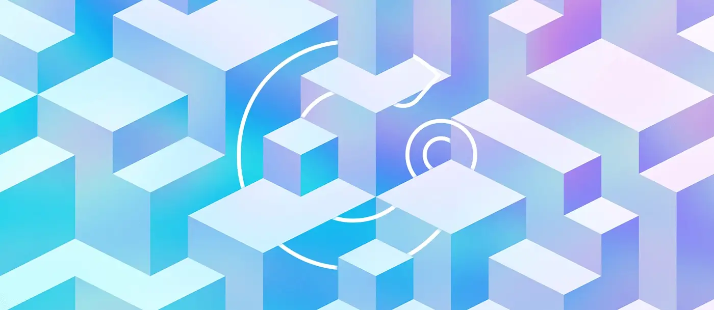 White Clear Digital C logo on an abstract tech‑industry background representing the 2022 Top Tech Websites podcast episode