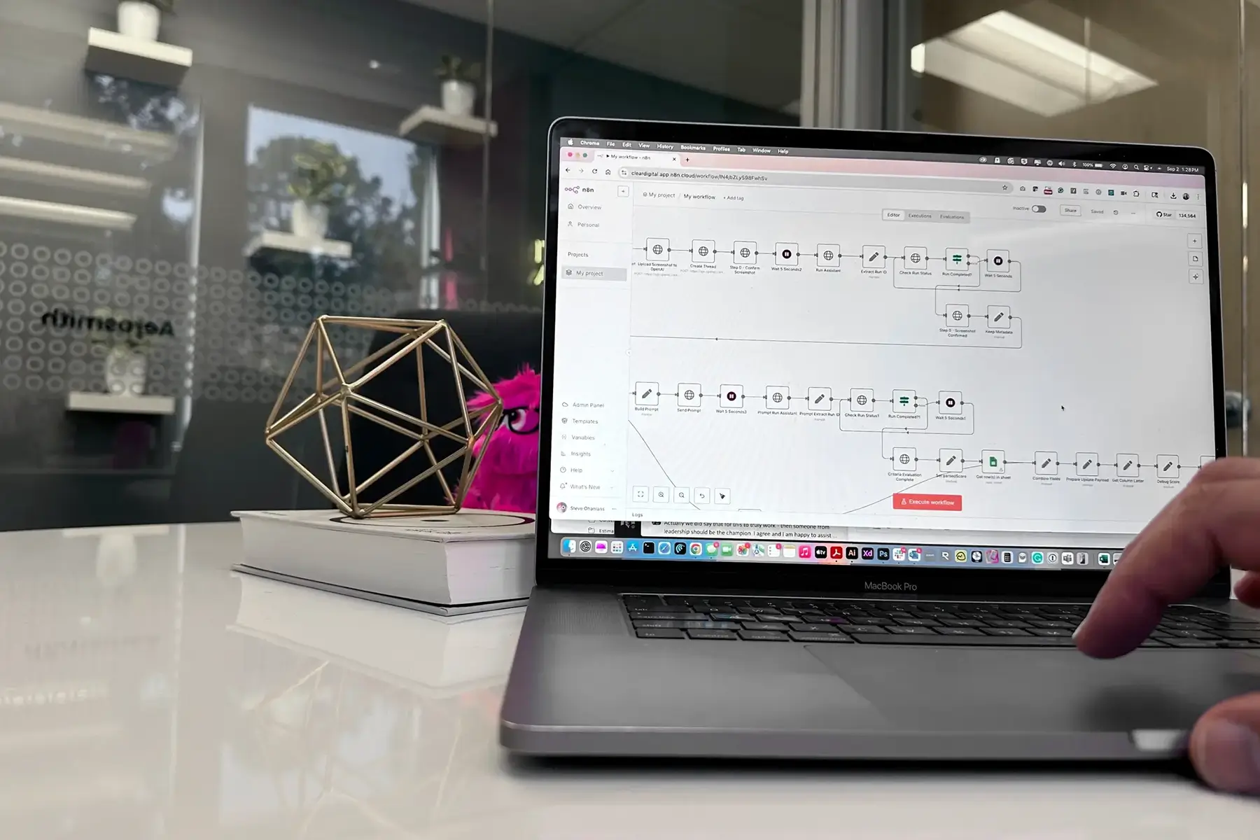 AI Enablement hero image showcasing Clear Digital's approach to integrating operational AI in B2B digital experiences